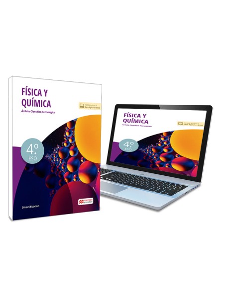 Fisica y Quimica 4º Libro de texto en formato fisico de Diversificacion Curricular 4º ESO